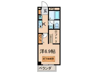 COZY PLACE星ケ丘【3階】の間取り