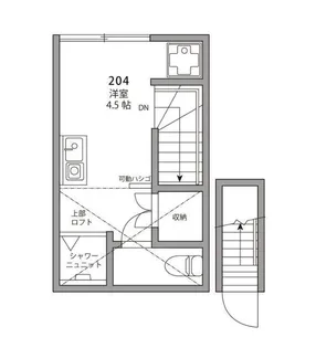 T.place浅草【2階】の間取り