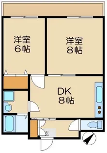 パークサイド安達【2階】の間取り