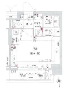 エグゼ難波南II【2階】の間取り