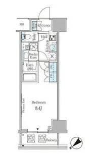ルビア赤坂【9階】の間取り