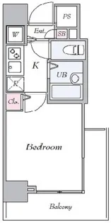 スカイコート日本橋壱番館【2階】の間取り