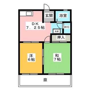 エステート月見 C【2階】の間取り