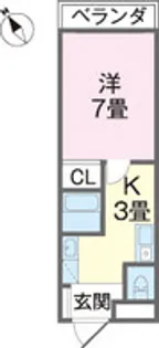 Ryuse(リューセ)【3階】の間取り