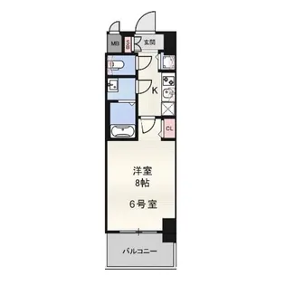 ディクス福島レジデンス【2階】の間取り