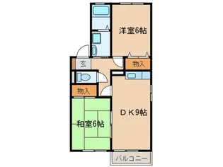 フロイデ山本【2階】の間取り