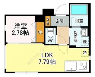 ブライト住吉【2階】の間取り