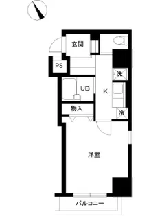 スカイコート芝壱番館【8階】の間取り
