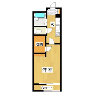 レオパレスボニータドイス【2階】の間取り