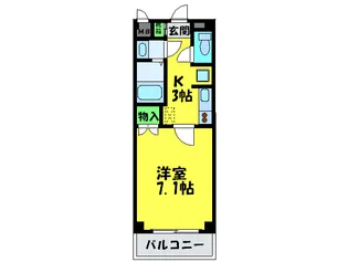 アム-ル プレジデント【1階】の間取り