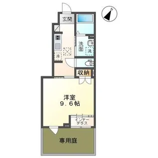 アジュール【1階】の間取り