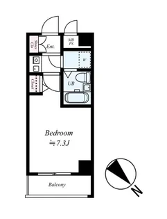 ライオンズシティ渋谷本町【2階】の間取り