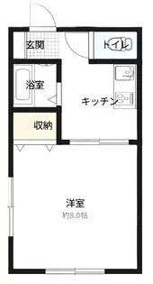 サンパレス D棟【2階】の間取り