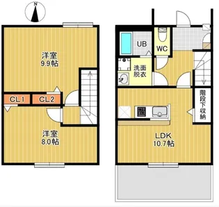 DUPLEST YM大橋の間取り