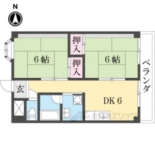 ビワココーポレーションビル【2階】の間取り