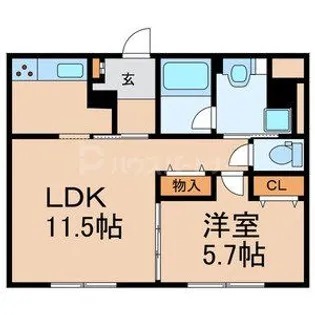 Sotterranea(ソッテラネア)【1階】の間取り