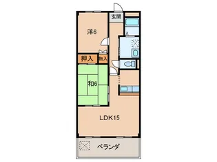 グランディ-ル【1階】の間取り