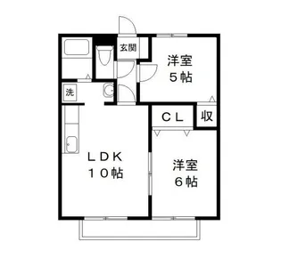 サンハイツ G【2階】の間取り