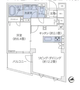 代官山BLESS鉢山【2階】の間取り