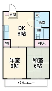 ガーデンハウス茅ヶ崎【1階】の間取り