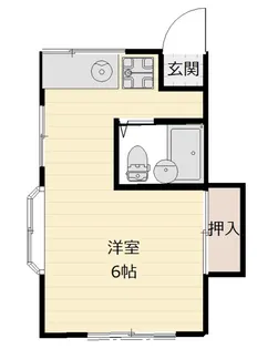 YKハウスB棟【2階】の間取り