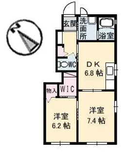 コートベアー【1階】の間取り