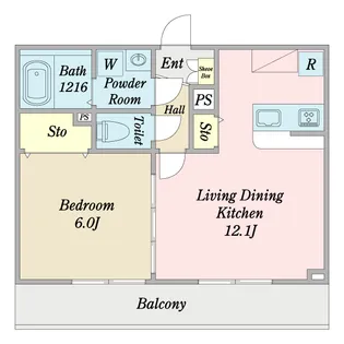 サンシャイン【1階】の間取り