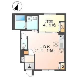 プランドール東大泉【1階】の間取り