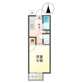 WING21 パート2【2階】の間取り