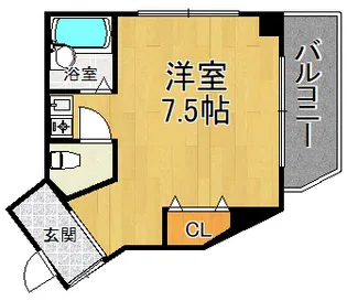 ハイツアルペン宝塚【3階】の間取り