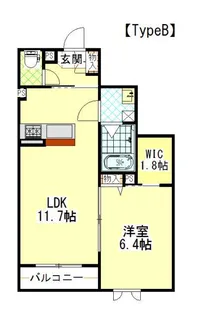 ICT レフィシアII番館【1階】の間取り