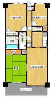 三郷ガーデンハウス【5階】の間取り