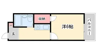 高砂ヨーロピアン4番館【2階】の間取り