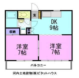 コモンNAKAHARA【2階】の間取り