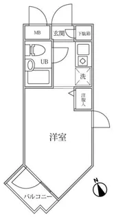 DOM二子新地【1階】の間取り
