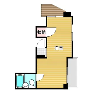 クレール曽根【4階】の間取り