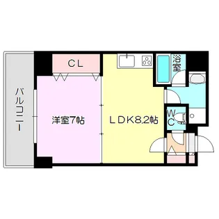 ミドエストツダ【2階】の間取り