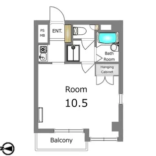 大通りハイツ【5階】の間取り