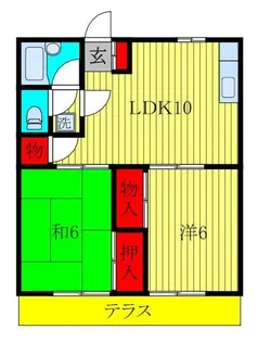 カイガラハイム【1階】の間取り