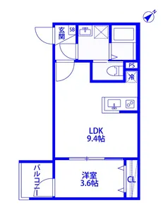 robot home 愛宕町B【2階】の間取り