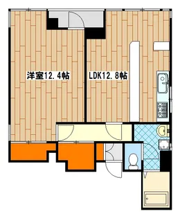 タウンハイツ木下【4階】の間取り