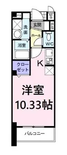 シャン・アビタシオン【2階】の間取り