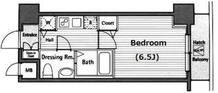 グランド・ガーラ西麻布【6階】の間取り