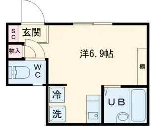 パンテール西荻【1階】の間取り