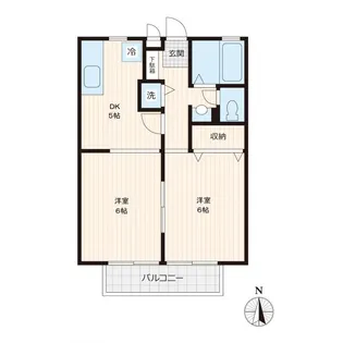 ビューサイト桜台【1階】の間取り