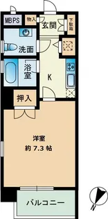 コンフォール高宮東【4階】の間取り