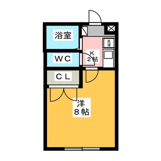 メゾン・クレール【2階】の間取り