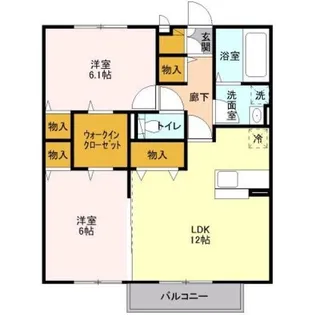 プランドール(神立中央5丁目)【2階】の間取り