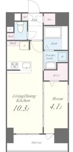 RobustCourt【2階】の間取り