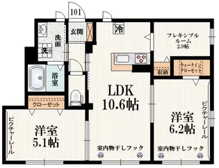 ファミリア【1階】の間取り